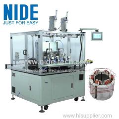 Stator inslot coil winder needle coil winding machine