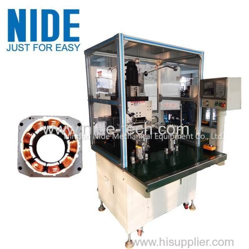 Two Working Stations Automatic Needle Winding Machine for BLDC Stator