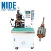 With the touch screen commutator wire fusing spot welding machine