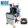 Automatic double side stator coil end lacing machine