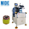 Automatic single phase motor double side stator coil winding lacing machine