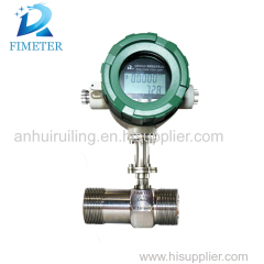 turbine flow meter for pipe fluid measuring