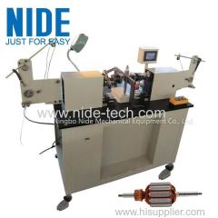 Semi-auto armature windng electric motor winding wire small rotor coil winding machine