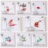 Hot Fashion Chinese Style Silk-like Handkerchief Embroidery Designs