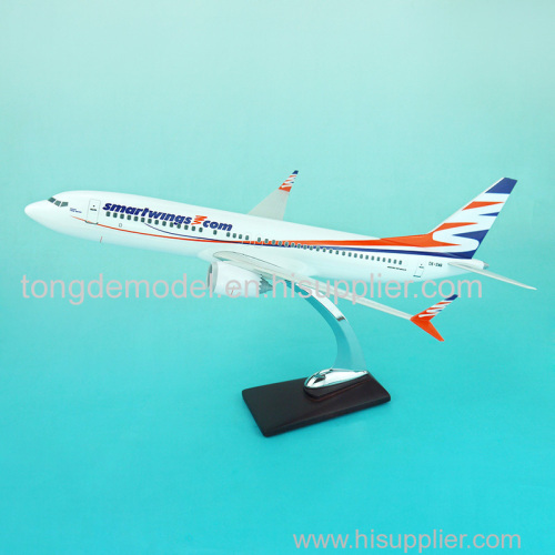 Smartwings B737-800 Max 40cm 1/100 Souvenir Model Gift Item