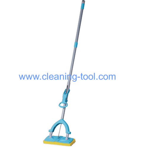 telescopic Butterfly water squeeze sponge mop 140cm