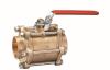 3-pc brass ball valve