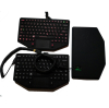 IP65 silicone OEM military use keyboard with touchpad and 88 keys