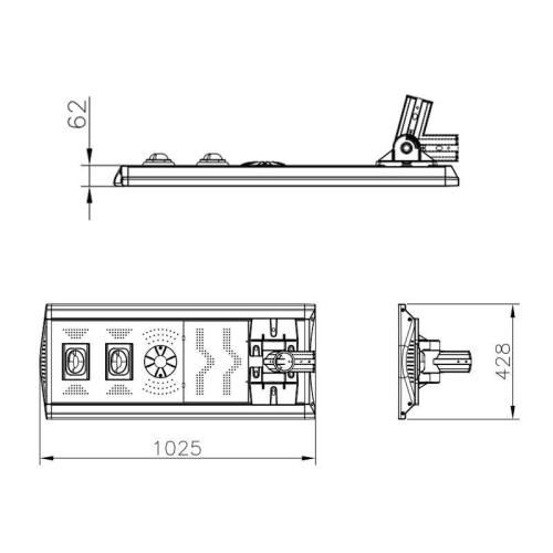 40W solar street light