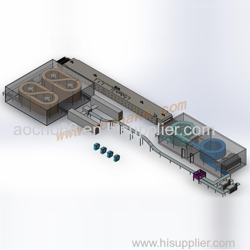 French bread baguette bakery production line/baguette making line