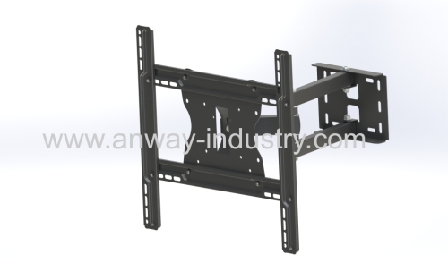 Articulating Dual Arm Tilt TV Wall Mount Bracket