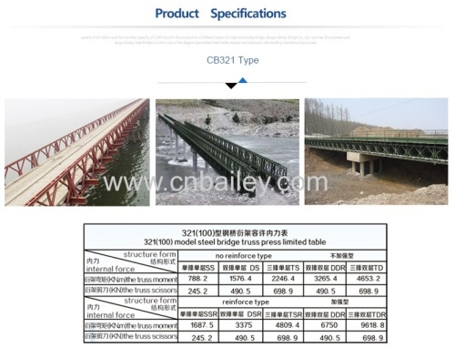 factory supply China manufacturer sway brace for super bailey bridge