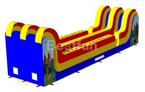 Inflatable bungee run sports game