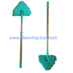 wet and dry double sided triangle bathroom cleaning mop