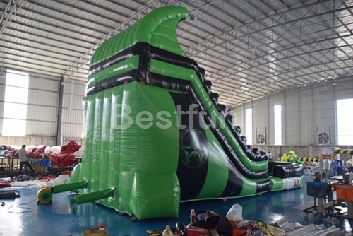 Nuclear Atomic Drop Inflatable Slide