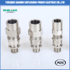 Double compression armored cable gland for male thread and female thread IP68