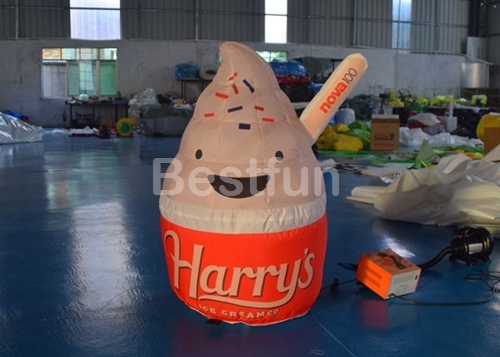 Decoration Cartoon Advertising Inflatables ice cream