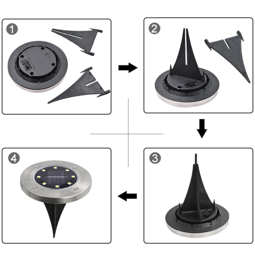 Solar Deck Light Road Stud Groud Lights