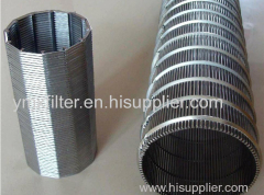 High Precision Wedge Wire Screen Filter Pipe Wedge Wire Pipe /Tube/Cylinder Wedge Wire Screen