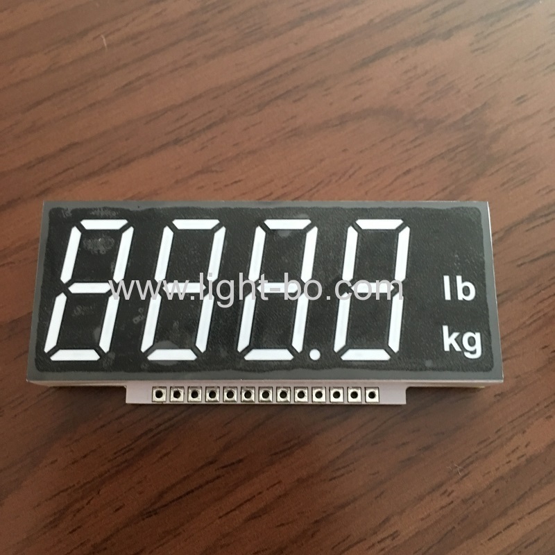 Ultra red customized 4 digit 7 segment led dispaly module for digtial weighing scale indicator