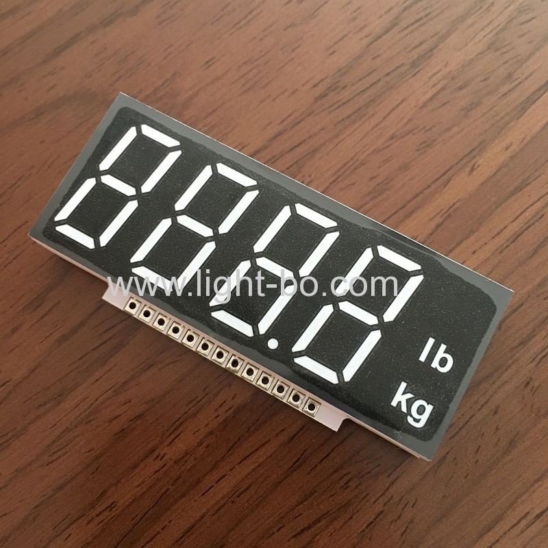 Ultra red customized 4 digit 7 segment led dispaly module for digtial weighing scale indicator