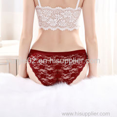 Yun Meng Ni Women Sexy Transparent Lace Panties Ladies Briefs Underwear