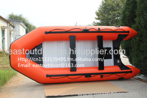 Aluminum floor inflatable boat rubber boat outdoor sports yacht Boat-380cm