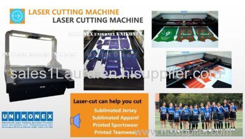 Unikonex laser cutting machine for fabric and textile
