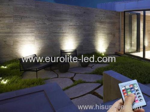 euroliteLED 6W8W12W UL led lawn Light RGBW Remote Control IP65 garden landscape pathway lamp outdoor spot light