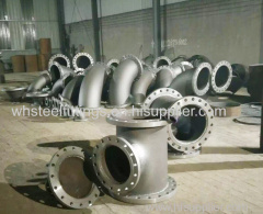 Welded Flange Tee Seamless Tee Welded Flange Tee Manufacturer Pipe Fitting