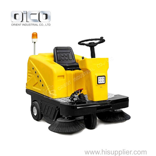 battery floor sweeper driveway cleaning road machines electric street sweeper