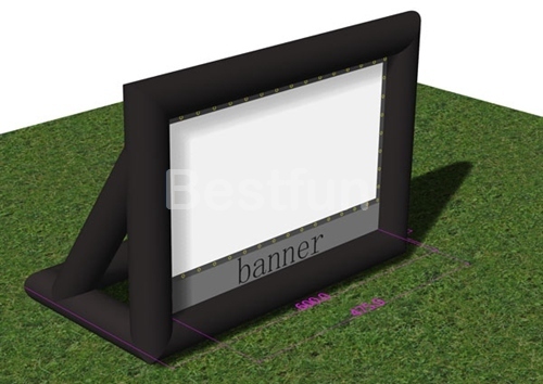 Projector outdoor advertising screen