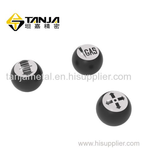 TANJA Polyamide black bright finish with equal slot handle