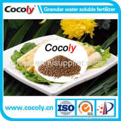 Cocoly foliar fertilizer with 100% water solubility