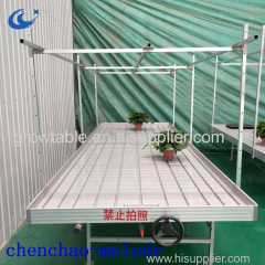 High-quality Greenhouse 4x8 grow table and bench with ABS flood tray