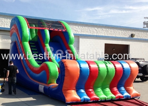 Inflatable slide is good for children to play