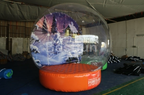 Christmas Giant Inflatable Human Size Snow Globe