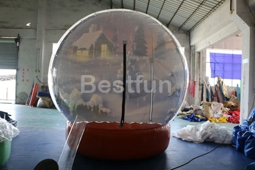 Christmas Giant Inflatable Human Size Snow Globe