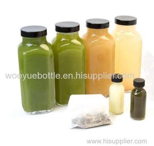 Printed Bubble Tea Glass Bottles