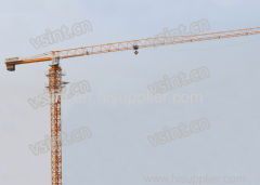 8t topless frequency tower crane Schneider invertor L46A1 split mast section for bridge building construction in
