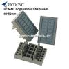 80x50mm HOMAG Edgebander Track Pads Conveyance Chain Pads for BIESSE Edgebanding Machine