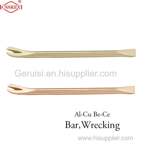 Non-spark Bar Wrencking  safety manual tools Al-cu Be-cu 