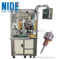 Automatic commutator welder DC motor armature commutator fusing spot welding machine