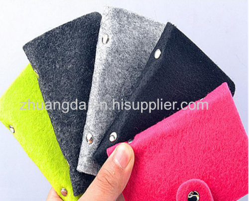 Felt cosmetic bag multi-functional storage bag large capacity felt bag can be customized simple lining bag