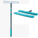 Window Washer Rubber Squeegee Double Sided Window Cleaner Set
