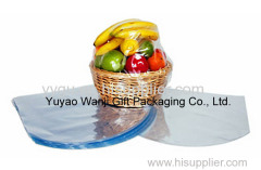 PVC Shrink wrap basket bag