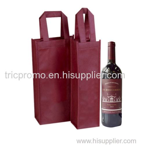 Promotional 2 Bottles Non-Woven Wine Bag Promotional 2 Bottles Wine Bag