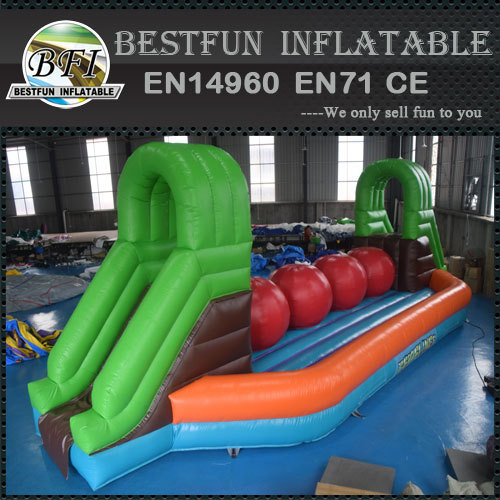 Course Adult Wipeout Big Balls Inflatable Obstacle Game