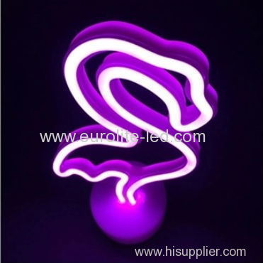 Led Neon Flamingo Night Light Fevistal Holiday Decration Light