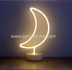 Led Neon moon Night Light Fevistal Holiday Decration Light